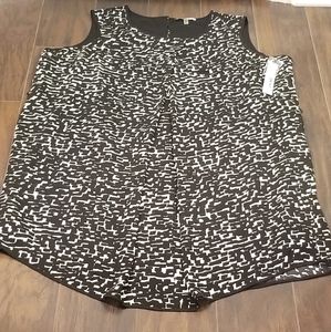 DKNY Sleeveless Print Dress